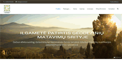 Desktop Screenshot of geocentras.lt
